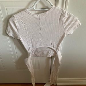 White Garage Tie Top - in great condition